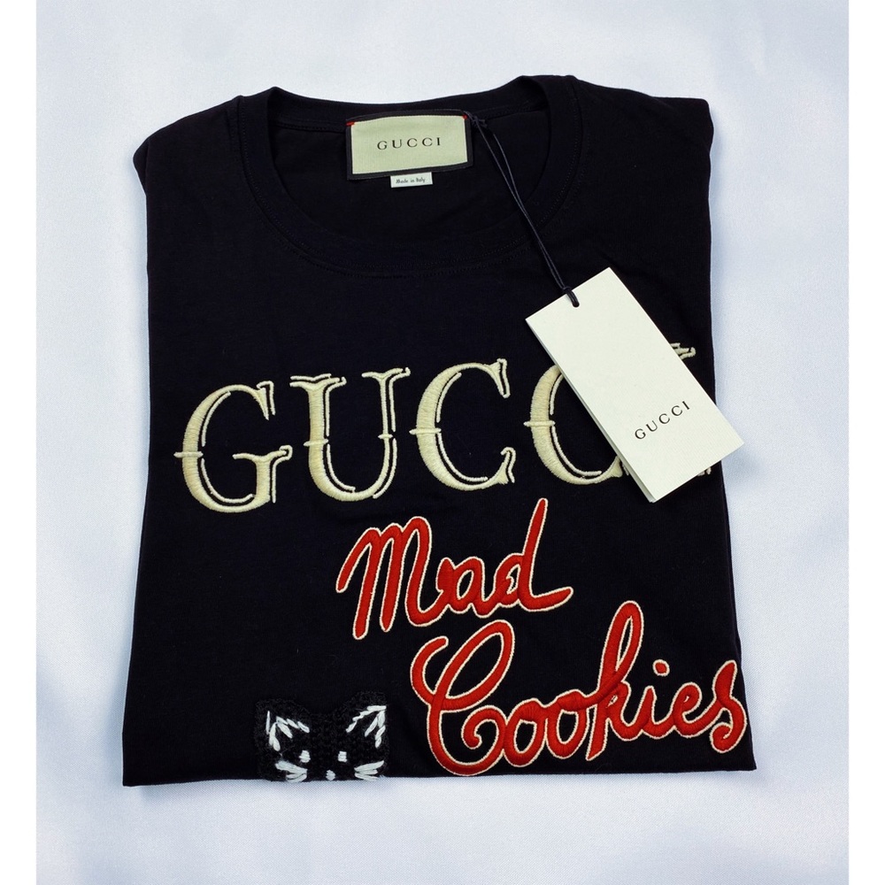 Gucci mad cookies embroidered T-shirt black - Picture 3 of 9